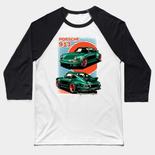 Porsche 911 Baseball T-Shirt